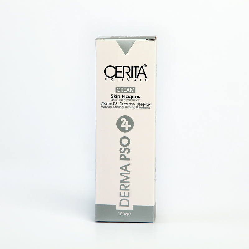 کرم درمانی سریتا مدل Derma PSO مخصوص پلاک‌های پوستی، خارش و قرمزی – 100 گرم