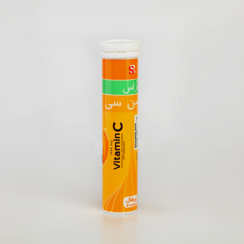 قرص جوشان ویتامین C پرتقالی