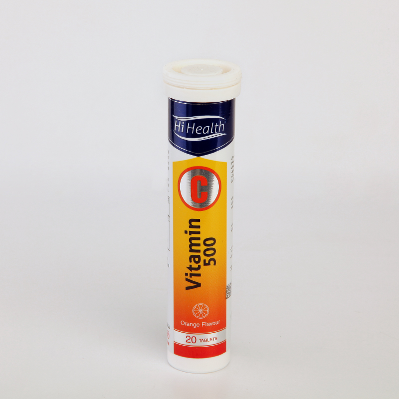 قرص جوشان ویتامین C 500 های‌هلث (Hi Health) – طعم پرتقال