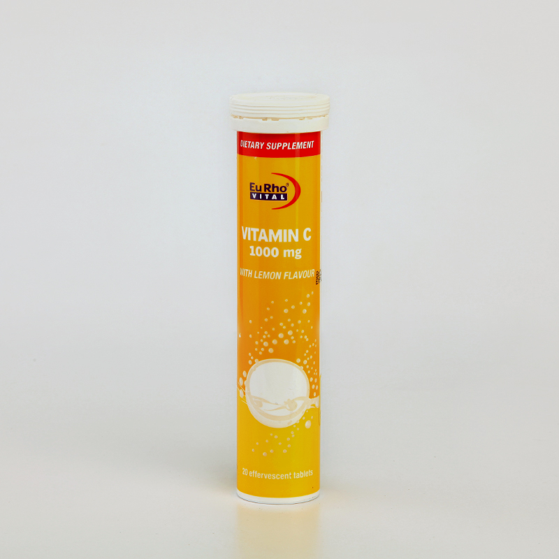 قرص جوشان ویتامین C 1000 یوروویتال (EuRho Vital) – طعم لیمو