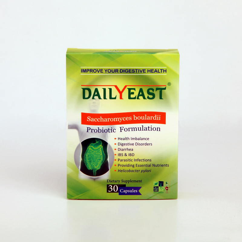 کپسول دِیلی‌ایست DailyYeast – پروبیوتیک ساکارومایسس بولاردی برای سلامت دستگاه گوارش (۳۰ عددی)