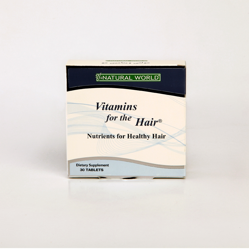 قرص ویتامین‌های تقویتی مو نچرال ورلد – تقویت رشد، جلوگیری از ریزش و افزایش ضخامت مو (۳۰ عددی)