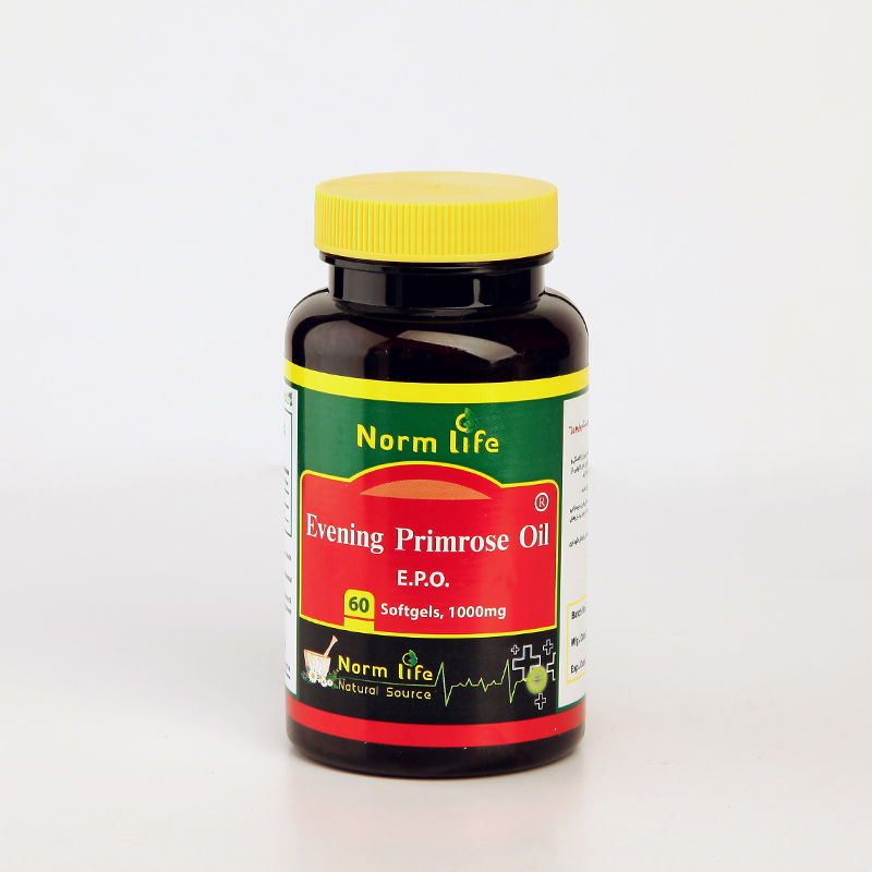 سافت‌ژل روغن گل مغربی نورم لایف ۱۰۰۰ میلی‌گرم (Evening Primrose Oil)