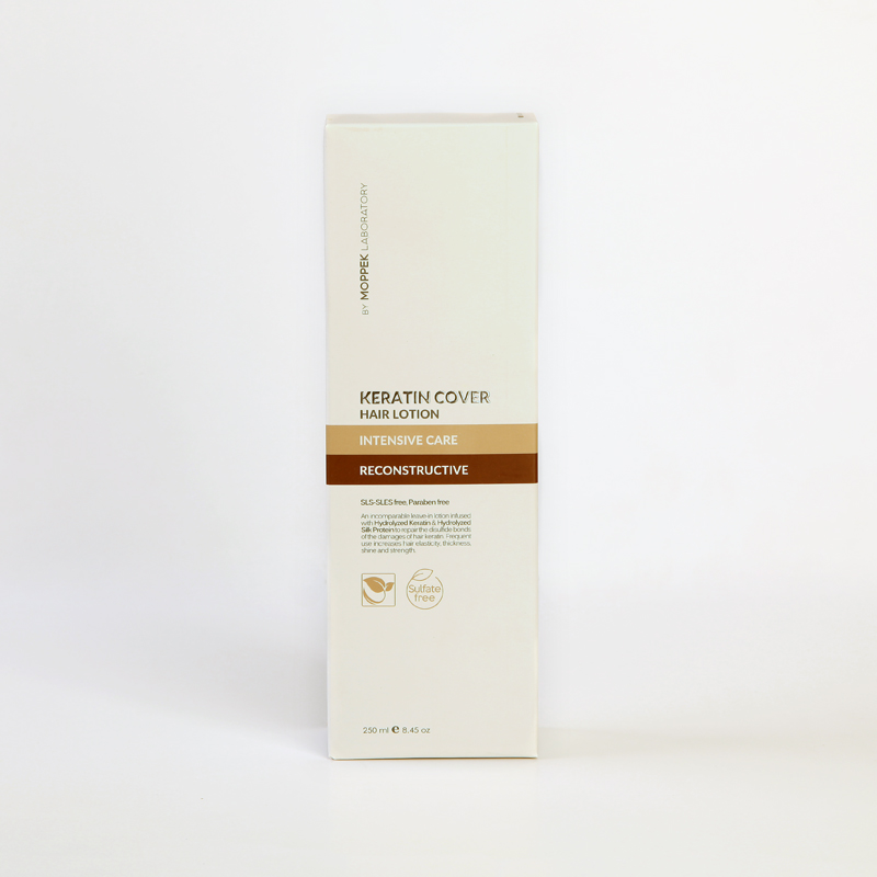 لوسیون مو کراتین کاور موپک (Moppek) مدل Intensive Care بازسازی‌کننده 250 میلی‌لیتر