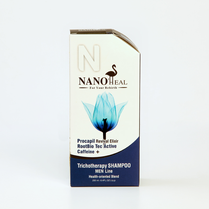 شامپو تریکوتراپی ضد ریزش مو نانوهیل (NanoHeal) مخصوص آقایان 250 میلی‌لیتر