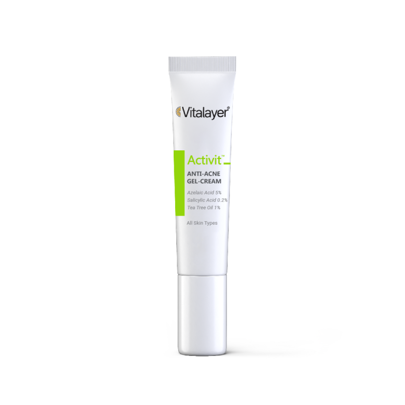 ژل کرم ضد جوش Vitalayer Activit | درمان آکنه و کنترل چربی پوست