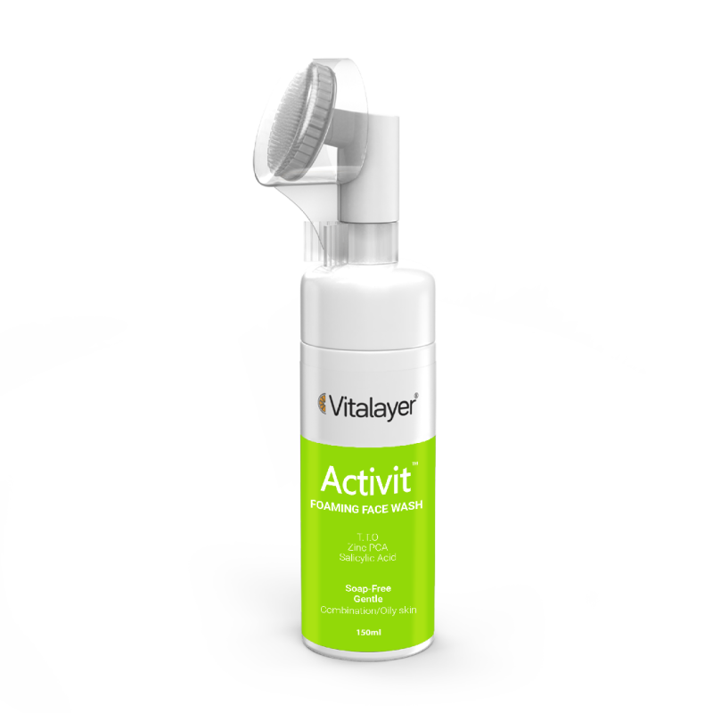 فوم شستشوی صورت Vitalayer Activit | پاک کننده پوست چرب و ضد جوش