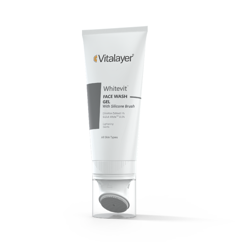ژل شستشوی صورت Whitevit Face Wash Gel ویتالیر | روشن‌کننده و پاک‌کننده پوست