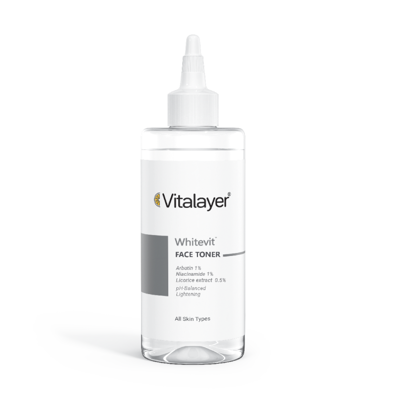 تونر روشن‌کننده Whitevit Face Toner ویتالیر | آبرسان و شفاف‌کننده پوست