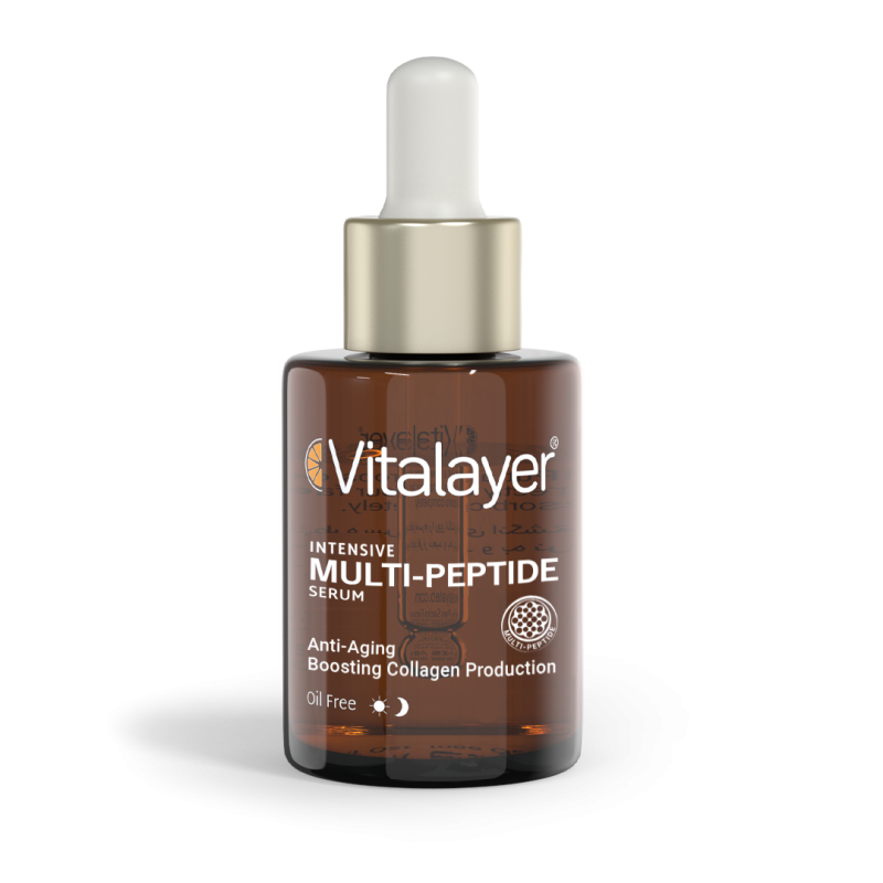 سرم ضد چروک و جوانساز مولتی پپتید ویتالیر Vitalayer حجم 30 میل | سرم کلاژن ساز اینتنسیو