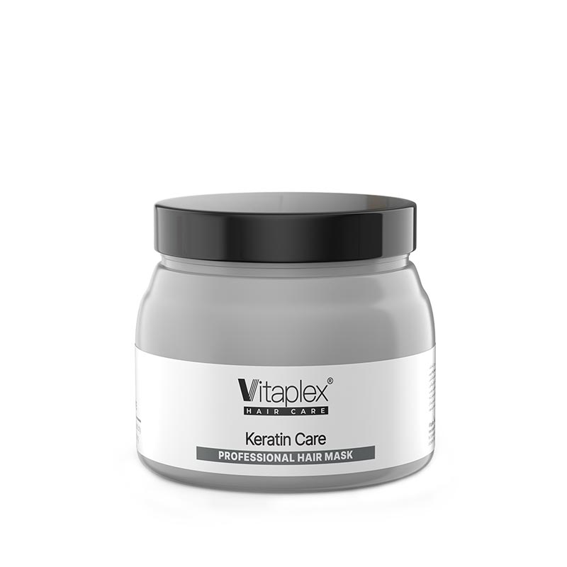 ماسک مو مناسب موهای کراتینه شده ویتاپلکس Vitaplex Keratin Hair Mask | تغذیه و بازسازی موهای کراتینه شده