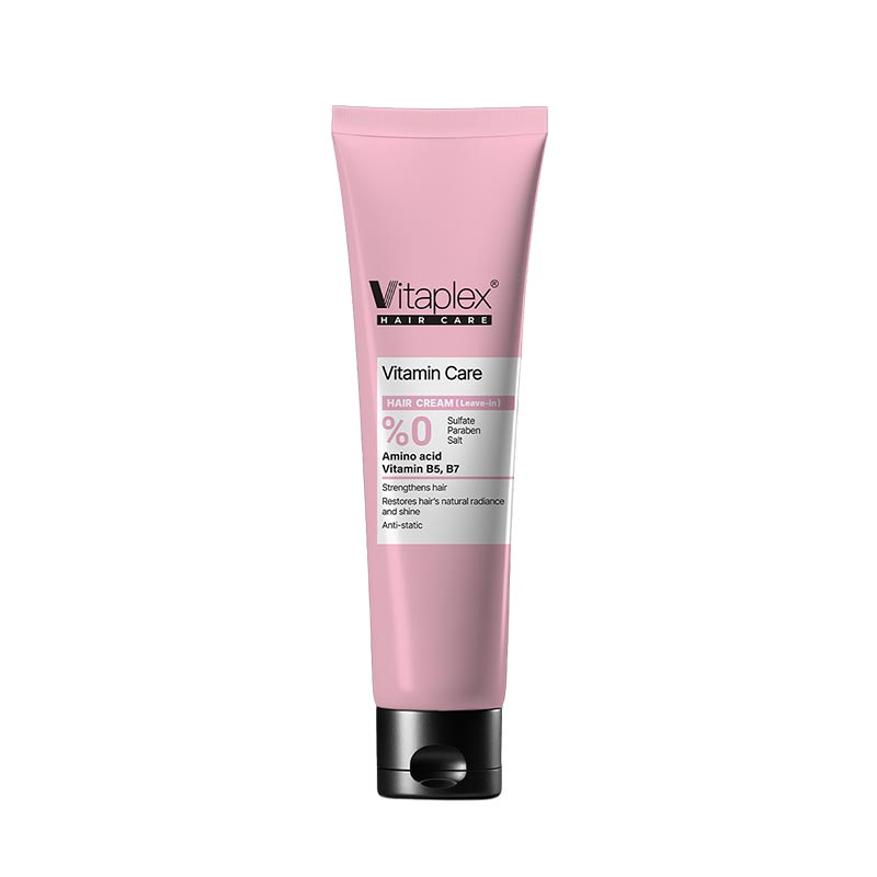 کرم مو مناسب موهای خشک و فر ویتاپلکس Vitaplex Hair Cream For Dry & Curly Hair | نرم کردن، کاهش وز و مراقبت از موهای خشک و فر