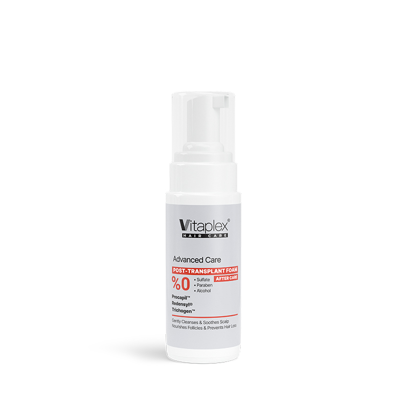 فوم شستشو پس از کاشت مو ویتاپلکس Vitaplex Post Hair Transplant Cleansing Foam | شستشوی ملایم پوست سر پس از کاشت مو