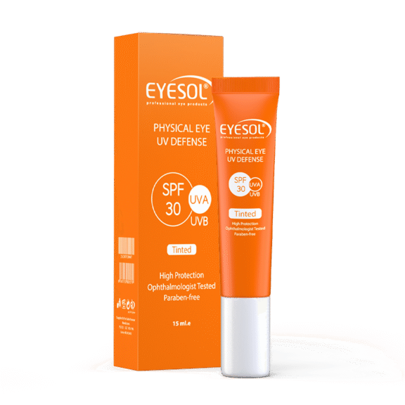 کرم ضدآفتاب تخصصی دور چشم رنگی آیسول EYESOL Tinted Eye Sunscreen Cream | محافظت از پوست دور چشم در برابر آفتاب با پوشش رنگی