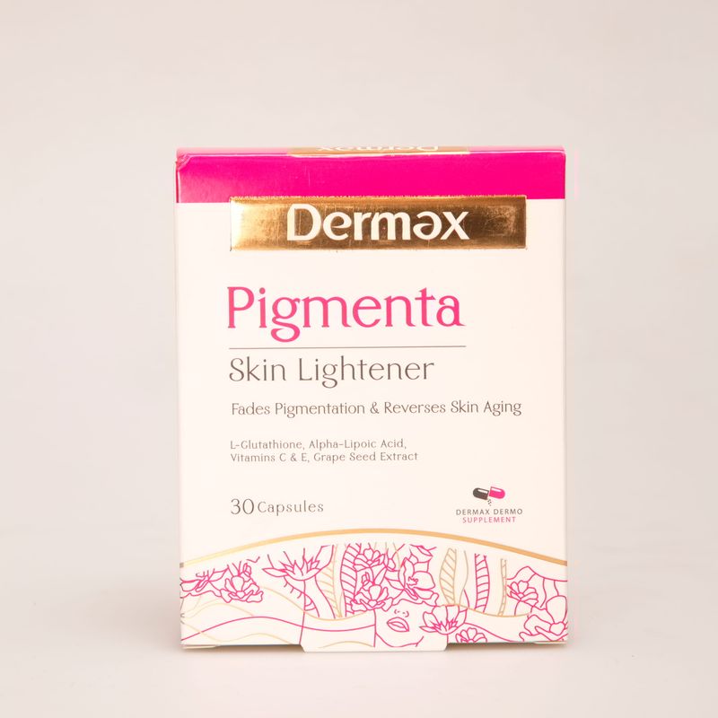 کپسول پیگمنتا درمکس Dermax Pigmenta | مکمل روشن‌کننده پوست و کاهش لک و تیرگی