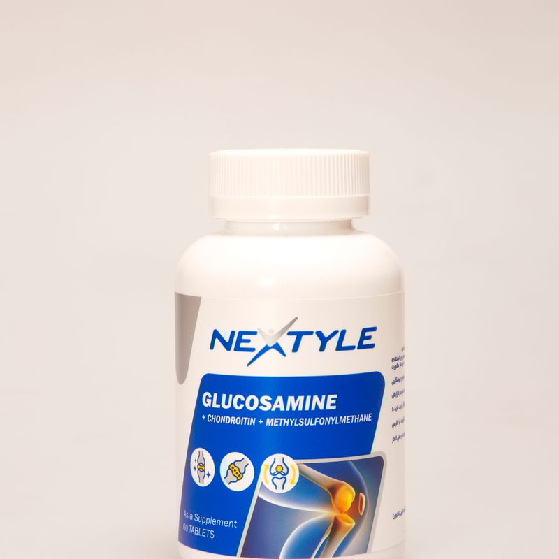 قرص گلوکزامین نکستایل Nextyle Glucosamine | مکمل سلامت مفاصل، غضروف و کاهش درد زانو