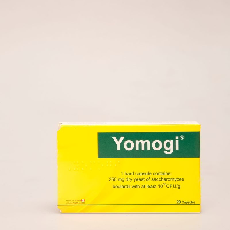 کپسول یوموگی Yomogi Saccharomyces boulardii 250mg | پروبیوتیک برای سلامت روده و درمان اسهال
