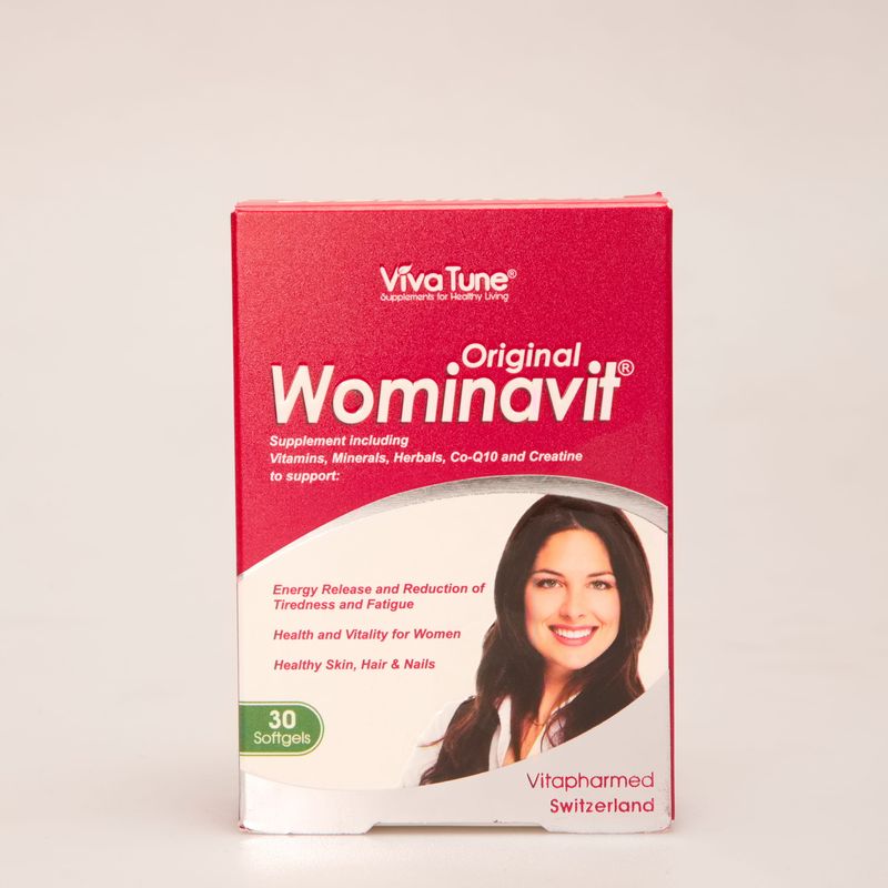 سافت ژل ومیناویت اورجینال VivaTune Wominavit | مولتی ویتامین کامل بانوان با CoQ10