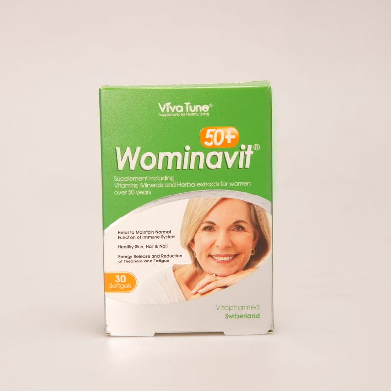 کپسول Wominavit 50+ ویواتیون | مولتی ویتامین بانوان بالای ۵۰ سال