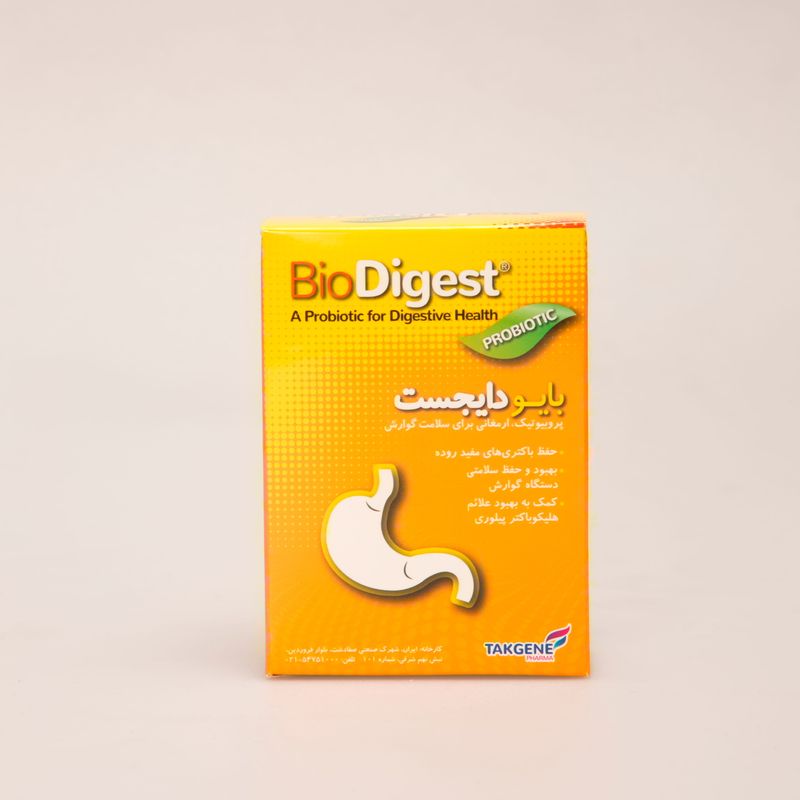 کپسول بایودایجست تک ژن فارما | پروبیوتیک BioDigest برای سلامت دستگاه گوارش