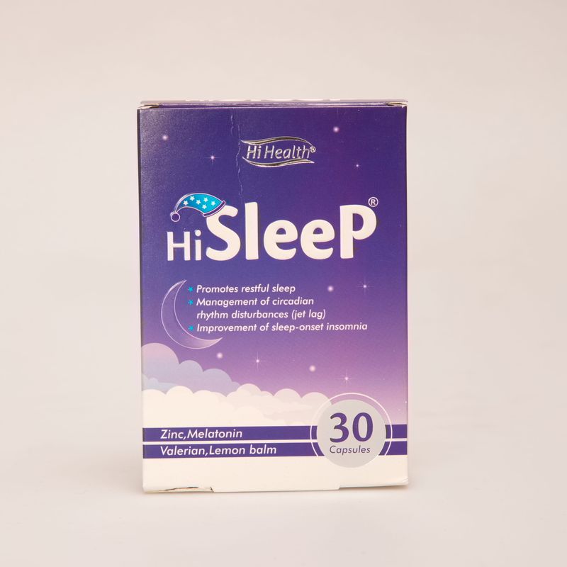 کپسول های اسلیپ | مکمل ملاتونین و گیاهی کمک به خواب HiSleep 30 Capsules