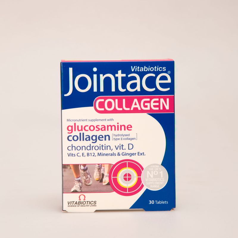قرص Jointace Collagen ویتابیوتیکس | مکمل کلاژن، گلوکزامین و کندرویتین برای مفاصل