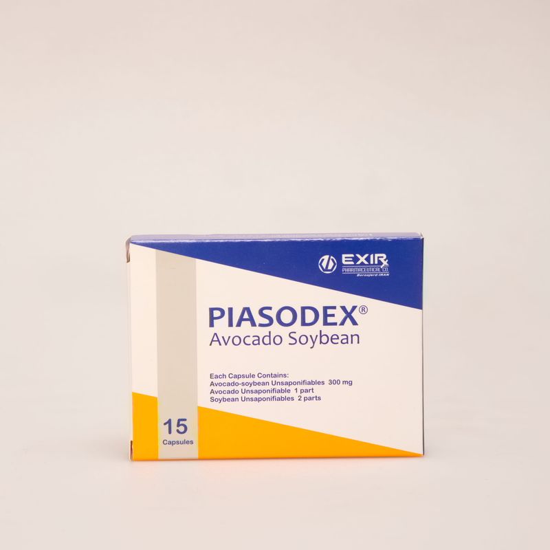کپسول Piasodex آووکادو سویا 300 میلی‌گرم | مکمل سلامت مفاصل و غضروف (ASU)