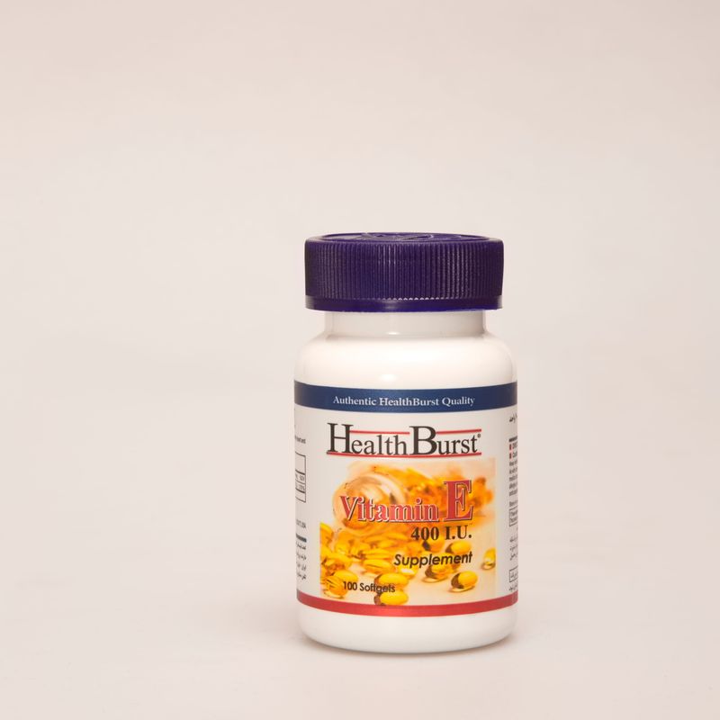 سافت ژل ویتامین E 400 واحد هلث برست | HealthBurst Vitamin E 400 IU