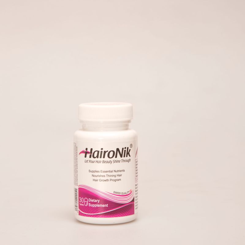 قرص HairoNik | مکمل تخصصی تقویت مو، کاهش ریزش و افزایش رشد مو