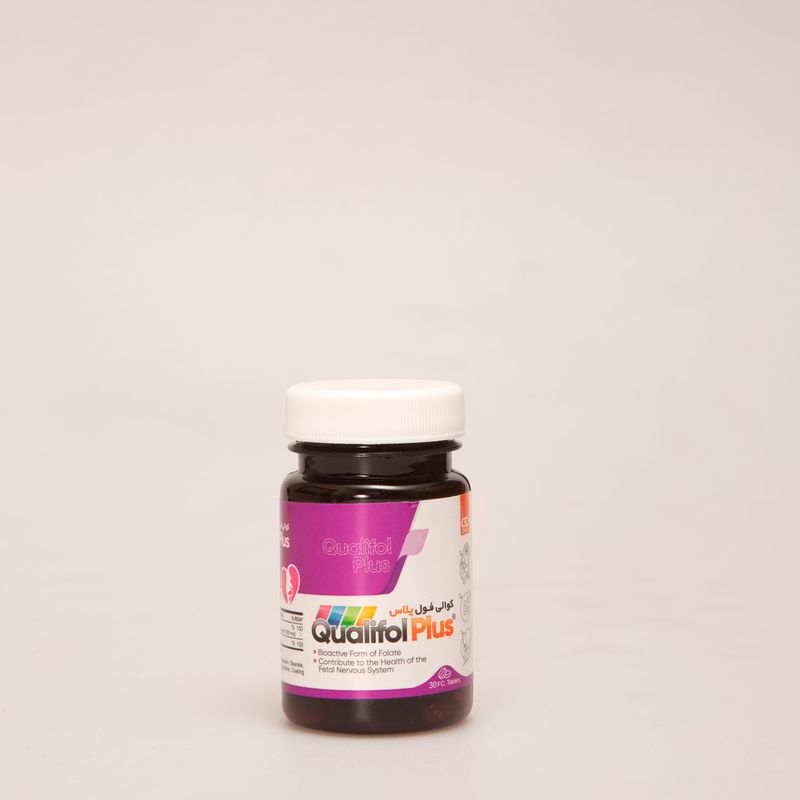 قرص Qualifol Plus | فولات فعال (Quatrefolic) برای بارداری، سلامت جنین و خون‌سازی