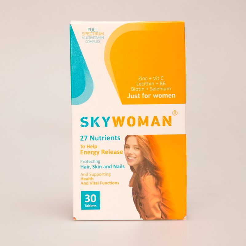 مولتی ویتامین اسکای وومن | SkyWoman Multivitamin مخصوص بانوان با ۲۷ ریزمغذی