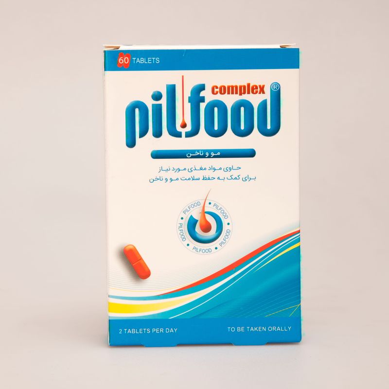 قرص پیل فود کمپلکس (Pilfood Complex) | مکمل تقویت مو و ناخن ۶۰ عددی