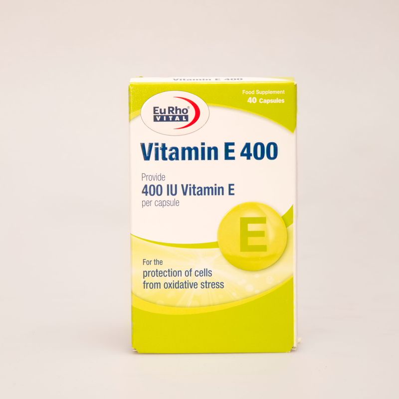 کپسول ویتامین E 400 یوروویتال | آنتی‌اکسیدان قوی برای سلامت پوست، قلب و سیستم ایمنی