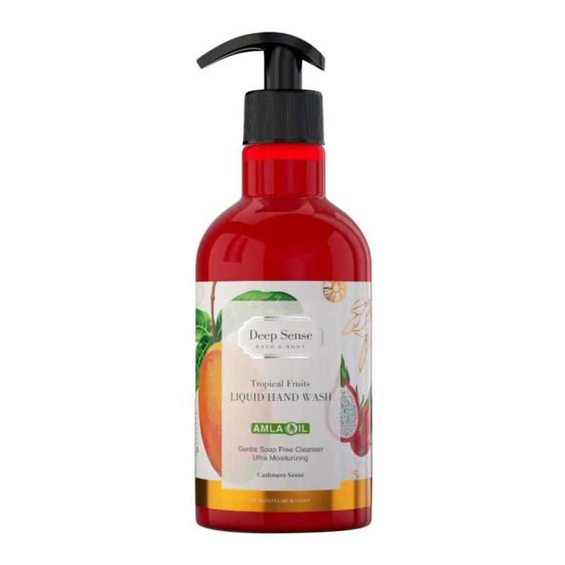 مایع دستشویی کرمی تروپیکال دیپ سنس Deep Sense Creamy Hand Wash | شستشوی ملایم دست و کمک به حفظ نرمی پوست