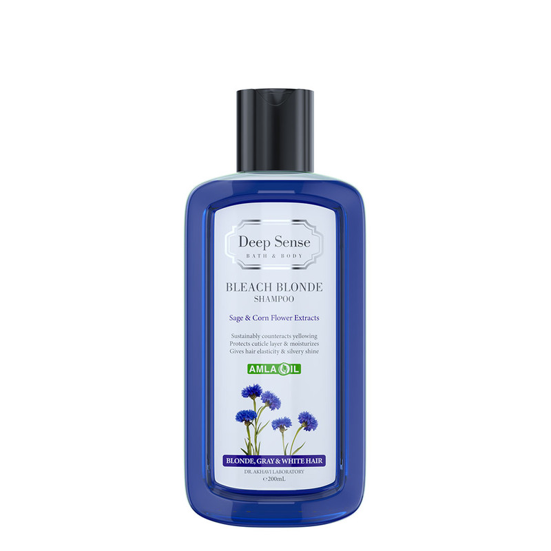 شامپو ضد زردی دیپ سنس Deep Sense Shampoo | کمک به کاهش زردی موهای دکلره و حفظ شفافیت رنگ مو