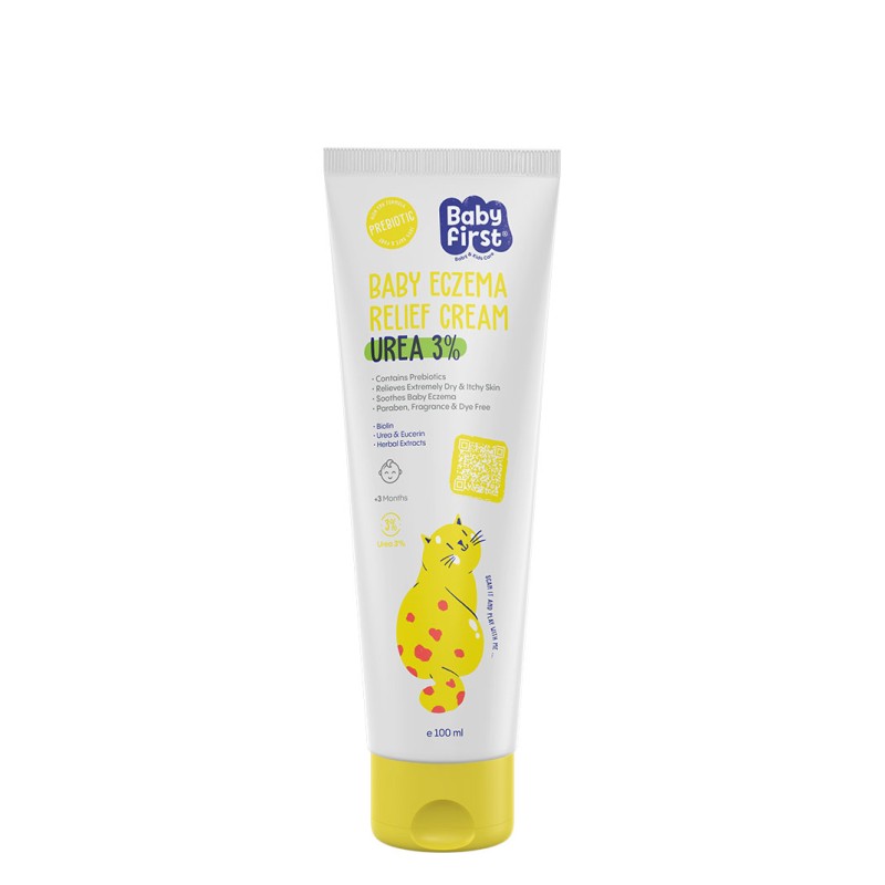 کرم نرم کننده کودک حاوی اوره 3٪ و اوسرین بیبی فرست Baby First Urea 3% & Eucerin Softening Cream | مناسب مراقبت روزانه کودک