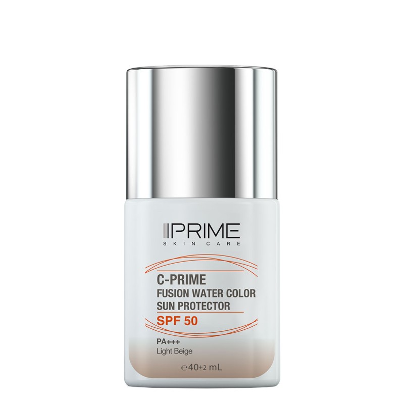 ضدآفتاب رنگی فیوژن واتر حاوی ویتامین SPF50 C پرایم Prime