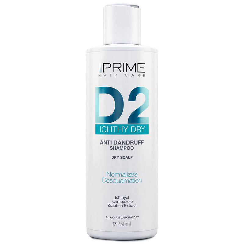 شامپو ضد شوره خشک پرایم (D2) Prime | محصول تخصصی مراقبت پوست و مو