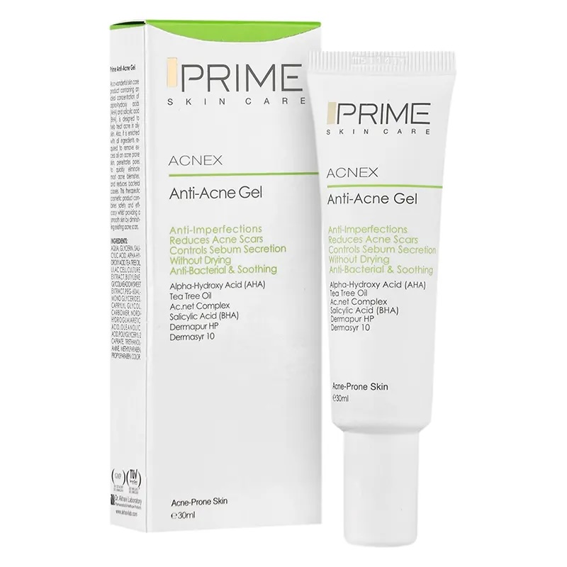 ژل ضد جوش  پرایم Prime | از بین برنده جوش و جای جوش کنترل چربی و منافذ باز صورت 30 ml