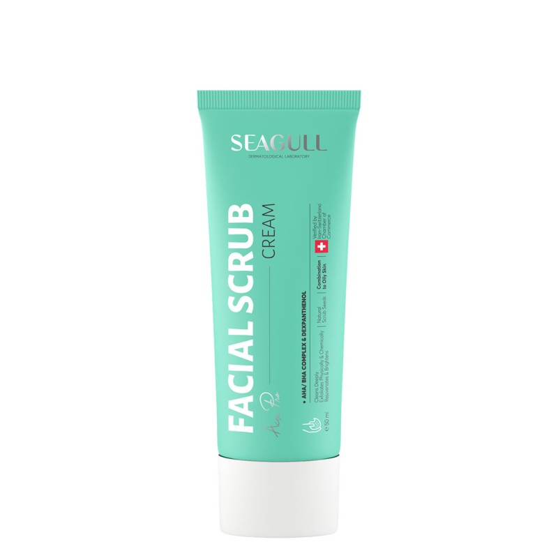 اسکراب صورت سی‌گل SEAGULL Facial Scrub | لایه بردار ملایم و پاک کننده پوست