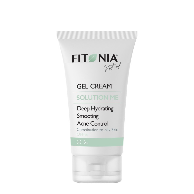 ژل کرم آبرسان پوست چرب و مختلط فیتونیا Fitonia Solution Me Gel Cream | آبرسان فاقد چربی و کنترل‌کننده آکنه