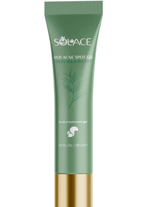 ژل ضد جوش سولیس مدل Anti Acne Spot Gel حاوی چای سبز و درخت چای 30 میلی‌لیتر