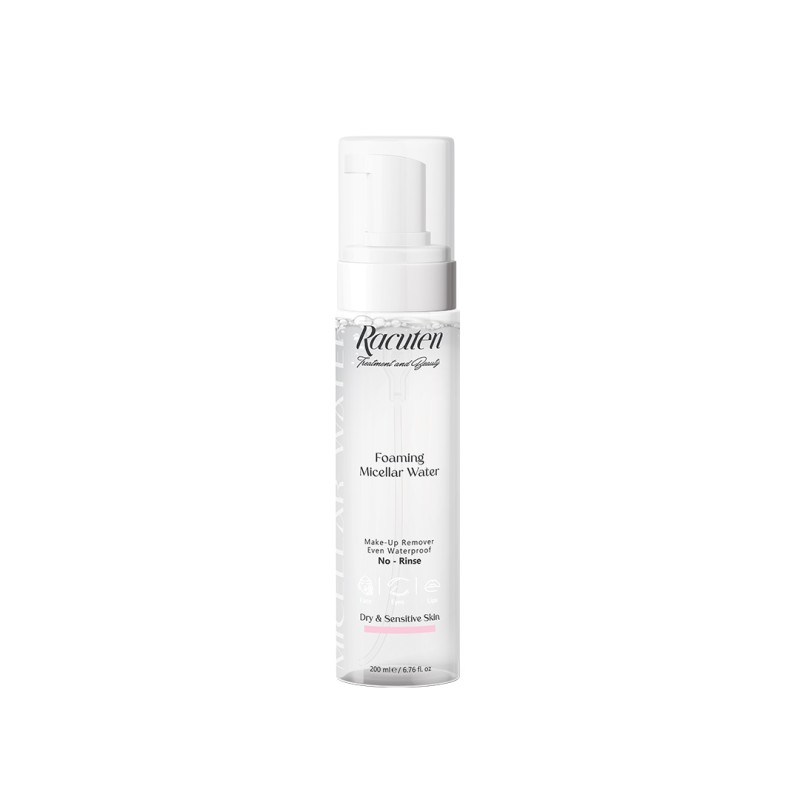 میسلار واتر فومی راکوتن Racuten Foaming Micellar Water پوست چرب و مختلط 200 میلی‌لیتر