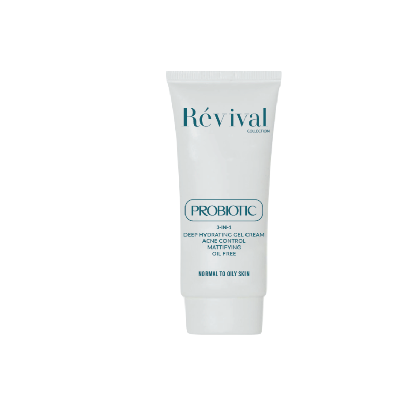 ژل کرم آبرسان پروبیوتیک ۳ در ۱ رویوال Révival Probiotic 3-in-1 Deep Hydrating Gel Cream