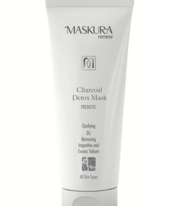 ماسک دتوکس زغال ماسکورا رینیو (پری‌بیوتیک) ۱۵۰ میلی‌لیتر (Maskura Renew Charcoal Detox Mask Prebiotic 150 ml)