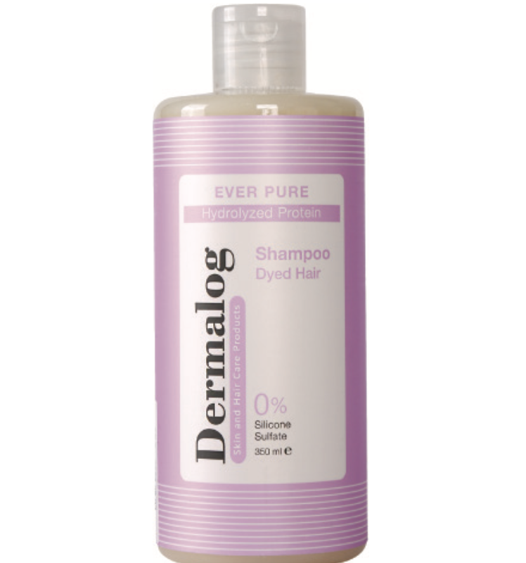 شامپو موهای رنگ‌شده اور پیور درمالوگ ۳۵۰ میلی‌لیتر (Dermalog Ever Pure Hydrolyzed Protein Shampoo for Dyed Hair 350 ml)