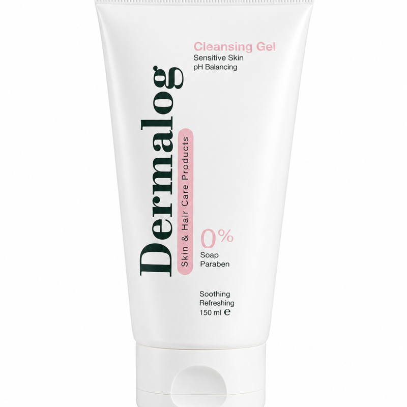 ژل شستشوی پوست حساس درمالوگ ۱۵۰ میلی‌لیتر (Dermalog Cleansing Gel for Sensitive Skin 150 ml)