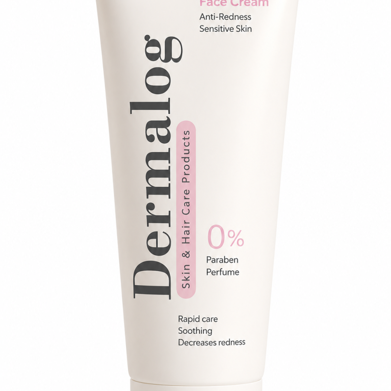 کرم ضد قرمزی پوست حساس درمالوگ ۵۰ میلی‌لیتر (Dermalog Anti-Redness Face Cream for Sensitive Skin 50 ml)