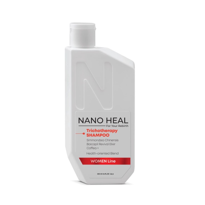 شامپو تریکوتراپی بانوان نانوهیل ۲۵۰ میلی‌لیتر (Nano Heal Trichotherapy Shampoo Women Line 250 ml)