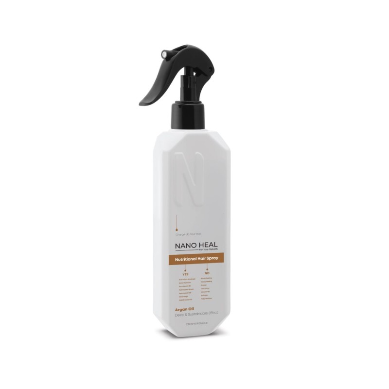 اسپری مغذی مو آرگان نانوهیل ۲۷۰ میلی‌لیتر (Nano Heal Nutritional Hair Spray Argan Oil 270 ml)